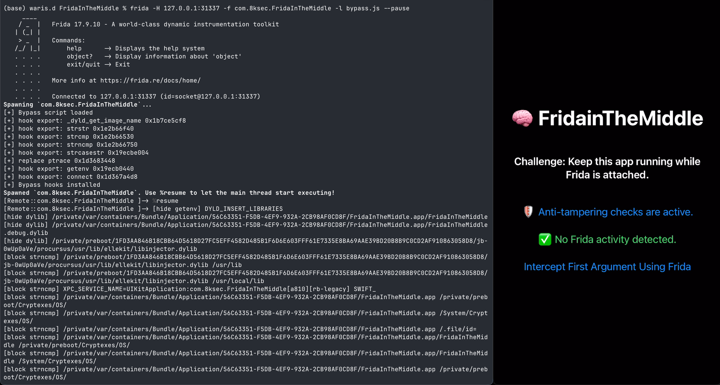 Bypass running