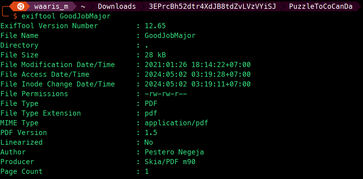 Malicious actor metadata