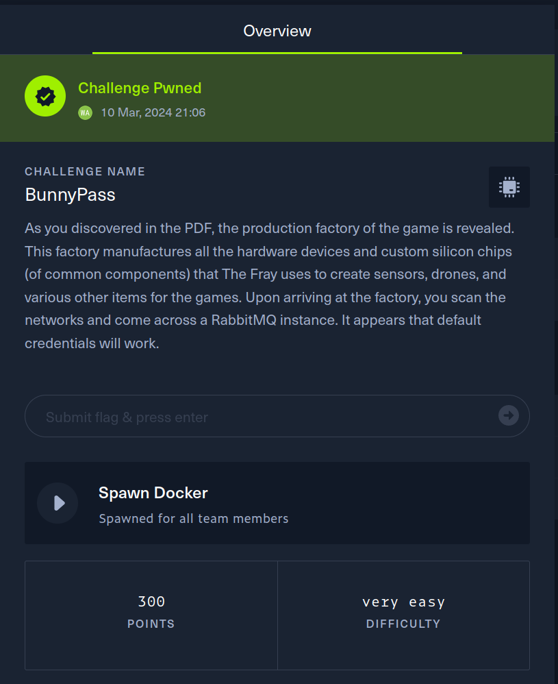 challenge screenshot