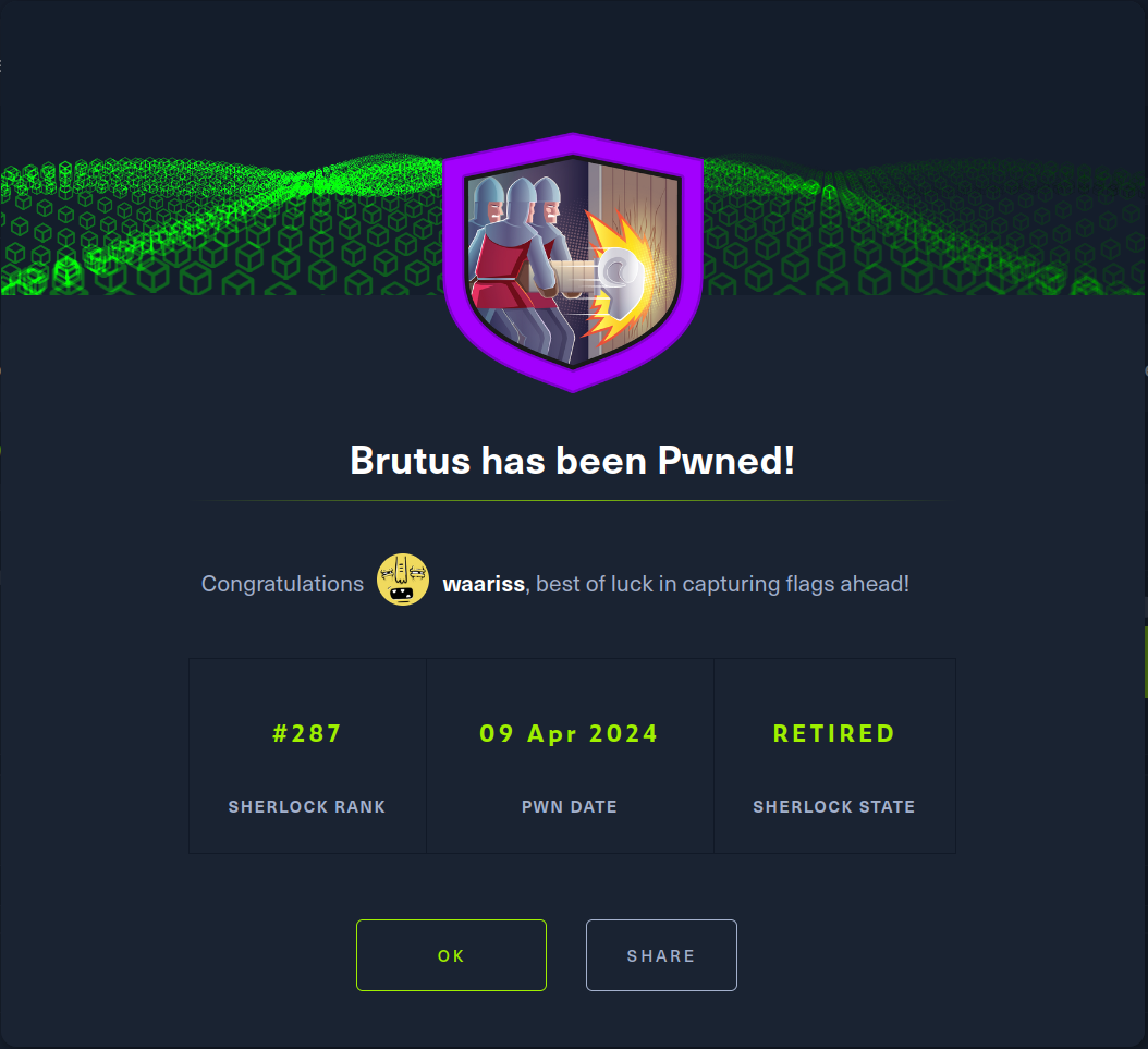 Brutus Sherlock overview