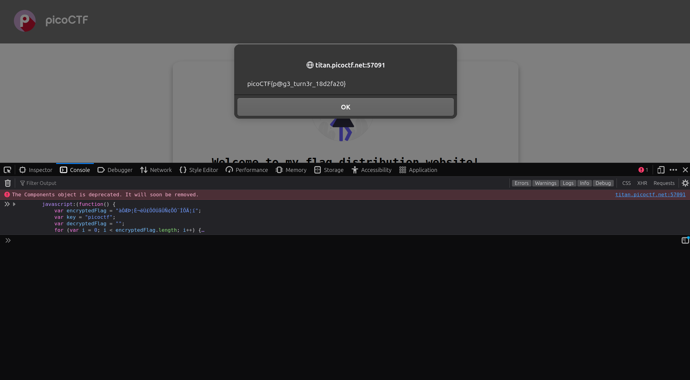 challenge screenshot