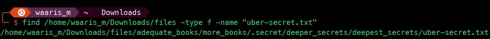 find output