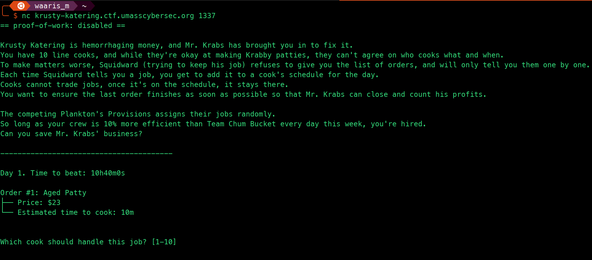 challenge screenshot